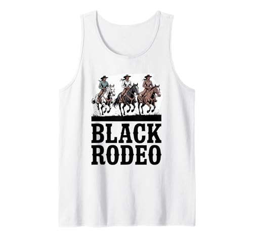 Lustiger schwarzer Rodeo Spruch Cowgirl Power Horse Queen Damen Herren Tank Top Lustiger schwarzer Rodeo Spruch Cowgirl Power Horse Queen Damen Herren Tank Top von Western Riders African American Ranch Culture
