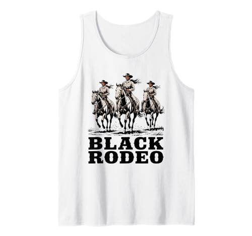 Lustiger schwarzer Rodeo Spruch Cowgirl Power Horse Queen Damen Herren Tank Top Lustiger schwarzer Rodeo Spruch Cowgirl Power Horse Queen Damen Herren Tank Top von Western Riders African American Ranch Culture