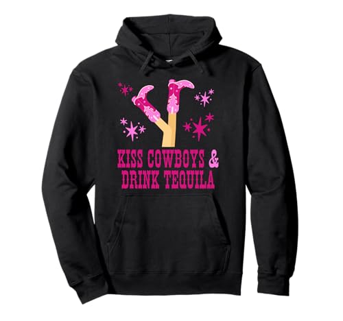Kiss Cowboys & Drink Tequila Western Style Retro Damen Pullover Hoodie Kiss Cowboys & Drink Tequila Western Style Retro Damen Pullover Hoodie von Western Style Kiss Cowboys & Drink Tequila Apparel