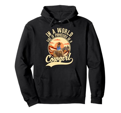 Cowgirl Rodeo Prinzessin Western Damen Reiten Pullover Hoodie Cowgirl Rodeo Prinzessin Western Damen Reiten Pullover Hoodie von Western Texas Girls Country Rodeo