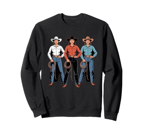 Lustig Latina Cowgirl Spruch Ranchera Rodeo Schwestern Frauen Männer Sweatshirt Lustig Latina Cowgirl Spruch Ranchera Rodeo Schwestern Frauen Männer Sweatshirt von Western Women Mexican Heritage Country Mother Mom