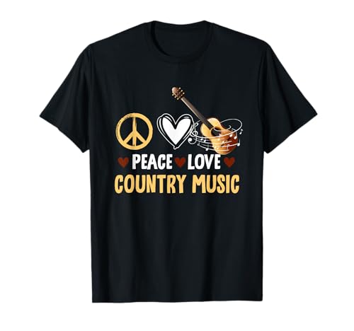 Lustige Vintage Western Frauen Frieden Liebe Country Musik T-Shirt Lustige Vintage Western Frauen Frieden Liebe Country Musik T-Shirt von Western Women Peace Love Country Music
