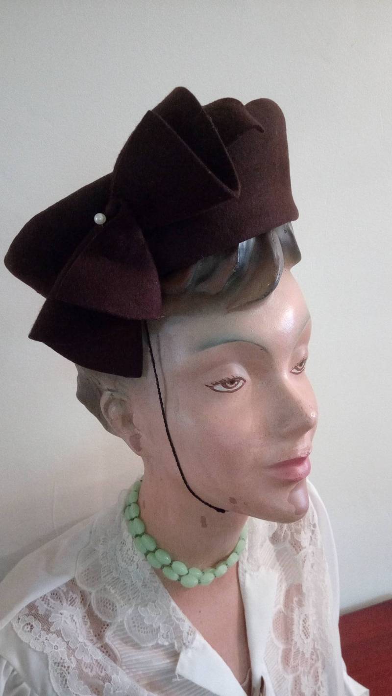 Brauner Hut Aus Den 1950Er Jahren von WesternSwingHulagirl