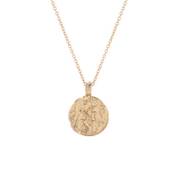 Gold Anhänger Mit Davidstern Kette Gold Anhänger Mit Davidstern Kette von WesternWallJewelry