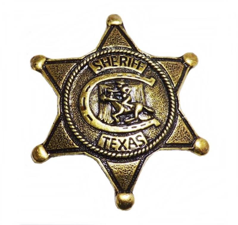 Westernlifestyle Anstecknadel Anstecker Pin Sheriffstern Sheriff Pferd Texas Western Country von Westernlifestyle