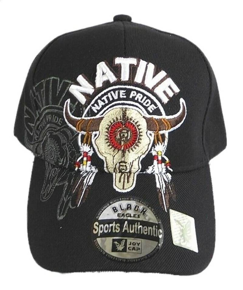Westernlifestyle Baseball Cap Skull Longhorn bestickt von Westernlifestyle
