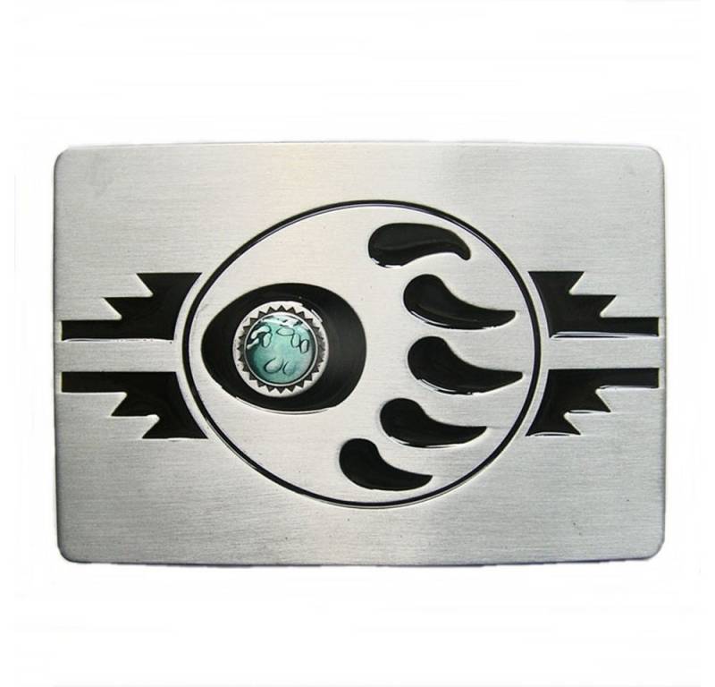 Westernlifestyle Gürtelschnalle Buckle Gürtelschließe Bärentatze von Westernlifestyle