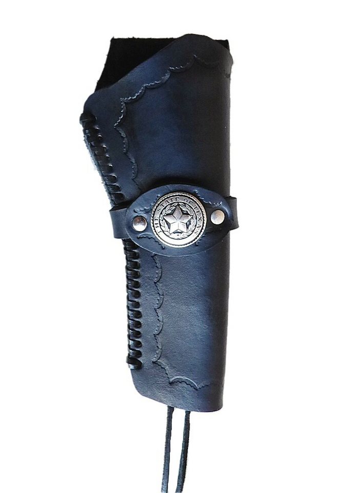 Westernlifestyle Gürteltasche Lone Star Westernholster Holstertasche echt Leder schwarz Colt von Westernlifestyle