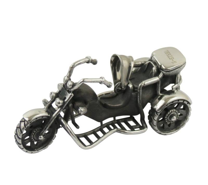Westernlifestyle Kettenanhänger Anhänger aus Edelstahl großes Trike von Westernlifestyle