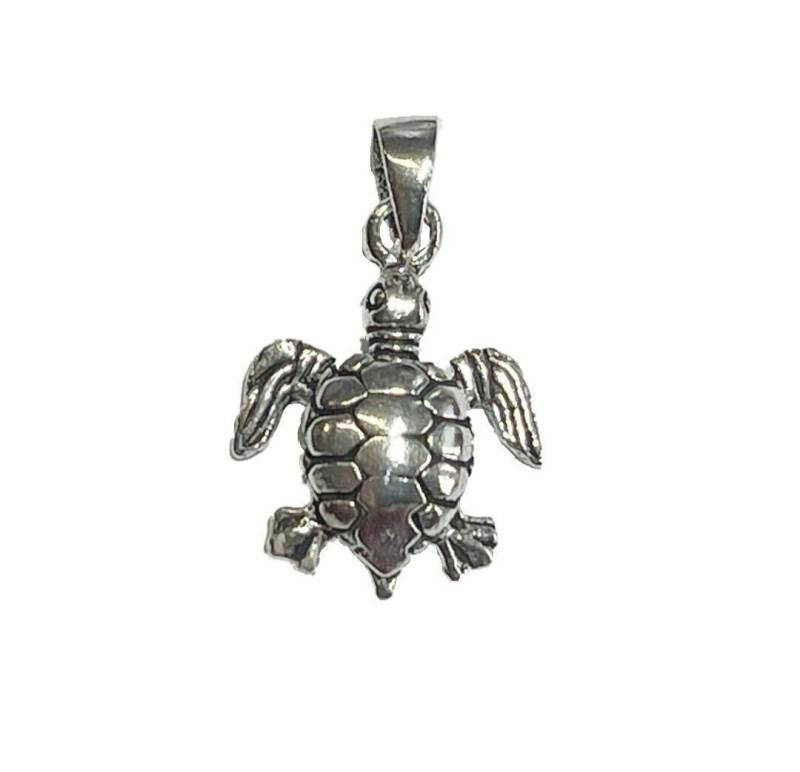 Westernlifestyle Kettenanhänger Turtle Schildkröte Anhänger 925er Sterling Silber von Westernlifestyle