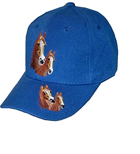 Westernlifestyle Kinder Basecap Cap mit Schild Bestickt mit Pferd (Blau) von Westernlifestyle