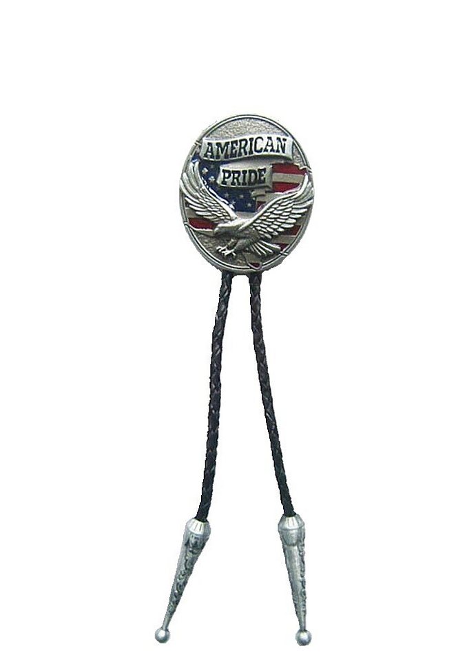 Westernlifestyle Krawatte American Pride Bolo Tie Westernkrawatte Adler von Westernlifestyle