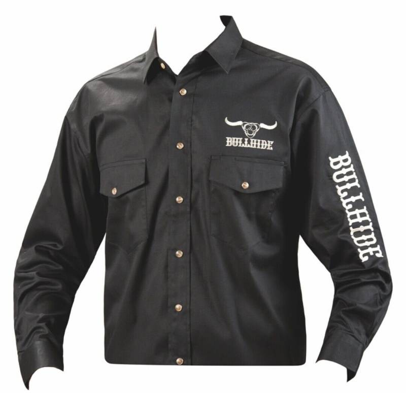 Westernlifestyle Langarmhemd Westernhemd schwarz von Westernlifestyle
