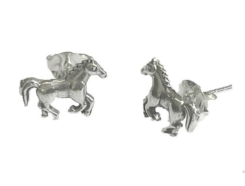 Westernlifestyle Paar Ohrstecker "Silver Mustang" Ohrstecker Pferd 925er Silber von Westernlifestyle