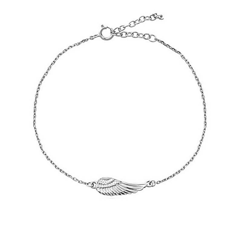 Westernlifestyle Silberarmband Armband Armkette aus 925er Sterling Silber Engelsflügel von Westernlifestyle