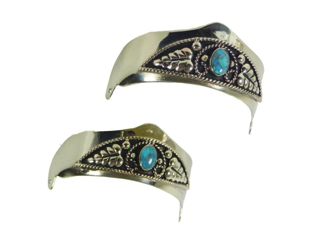 Westernlifestyle Stiefelspitze oder Stiefelhacke Westernstiefel mit Türkisem STein Westernstiefel von Westernlifestyle