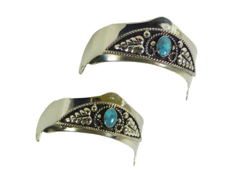 Westernlifestyle Stiefelspitze oder Stiefelhacke Westernstiefel mit Türkisem STein Westernstiefel von Westernlifestyle