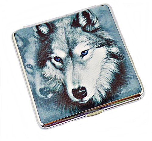 Zigarettenetui Etui für Zigaretten aus Metall Verschiedene Motive (Motiv 4) von Westernranch