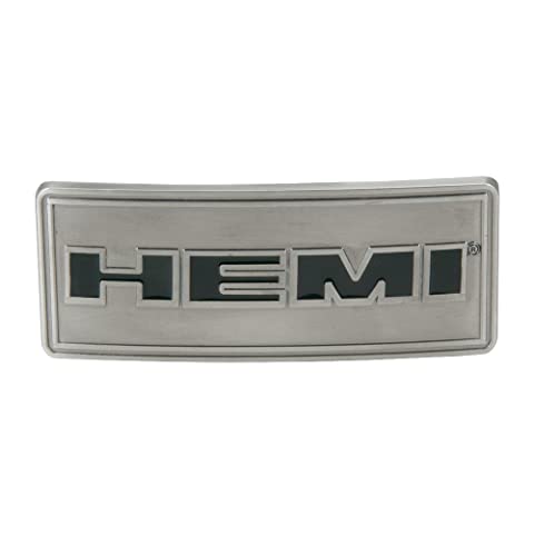 Westernwear-Shop HEMI Logo Black Gürtelschnalle - Gürtelschließe Belt Buckle Silber - US Auto V8 HEMI Fanartikel Zubehör die perfekte Geschenkidee von Westernwear-Shop