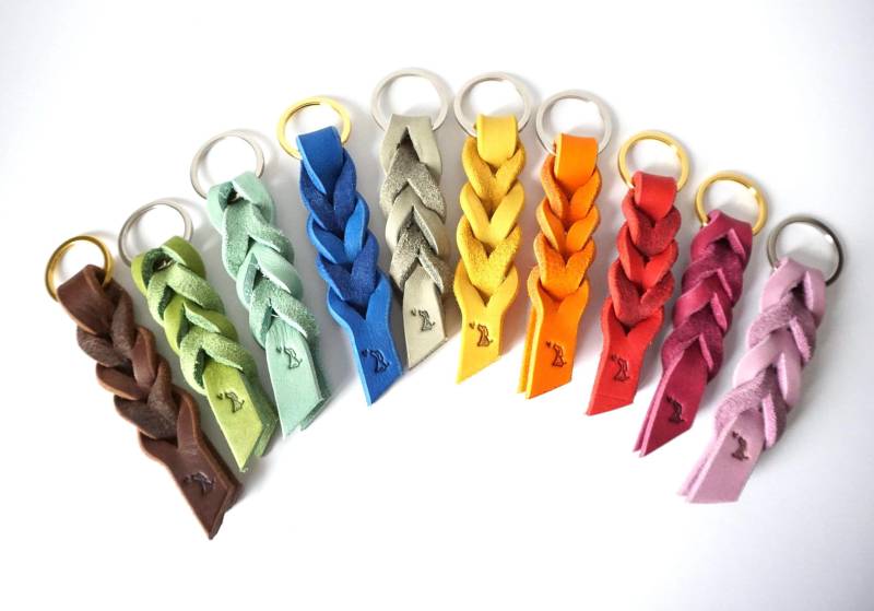 Schlüsselanhänger Aus Fettleder, Lederanhänger Schlüsselanhänger Aus Fettleder, Lederanhänger von WestfalenhundShop