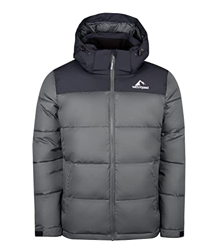 Herren Selfoss Winterjacke, Anthrazit, Größe L von Westfjord