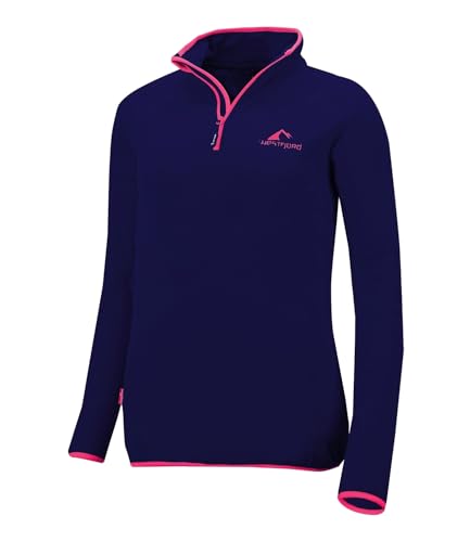 Westfjord Women's Hekla Half Zip XL, Navy/pink von Westfjord