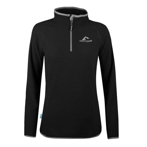Westfjord Damen Fleece-Pullover Hekla, Schwarz, Größe XXL von Westfjord