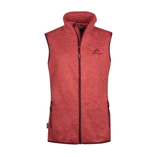 Westfjord Women's Katla Vest L, Mineral red von Westfjord