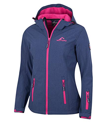 Westfjord Damen Softshell Jacke Eldfjall, Französisch Blau/Magenta, Größe XS von Westfjord