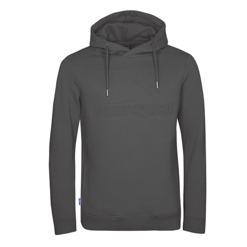Westfjord Herren Gullfoss Kapuzenpulli Hoodie, Anthrazit, Größe XL von Westfjord