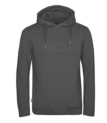 Westfjord Herren Gullfoss Kapuzenpulli Hoodie, Anthrazit, Größe XXL von Westfjord