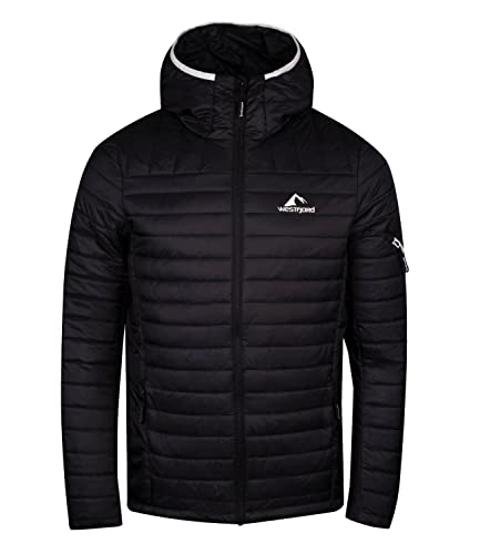 Westfjord Herren Hekla Steppjacke, Schwarz/Weiß, Größe XL von Westfjord