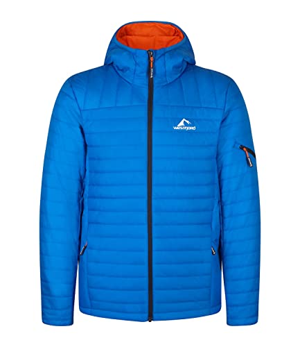 Westfjord Herren Hekla wattierte Steppjacke, Oceanblau/Orange, Größe XXXL von Westfjord