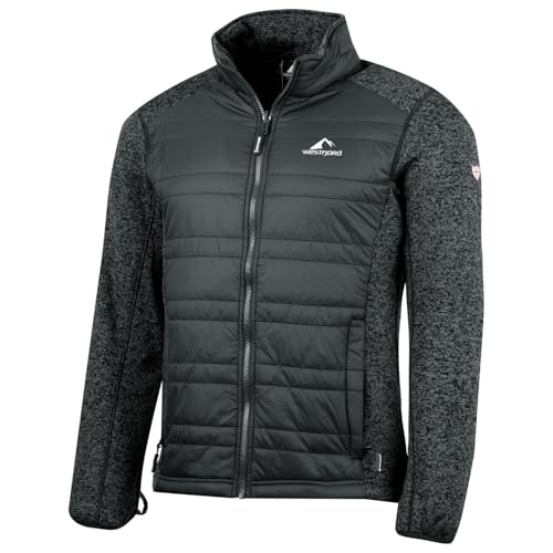 Westfjord Herren hybride Fleece Jacke Gollfoss, Schwarz, Größe X-Large von Westfjord