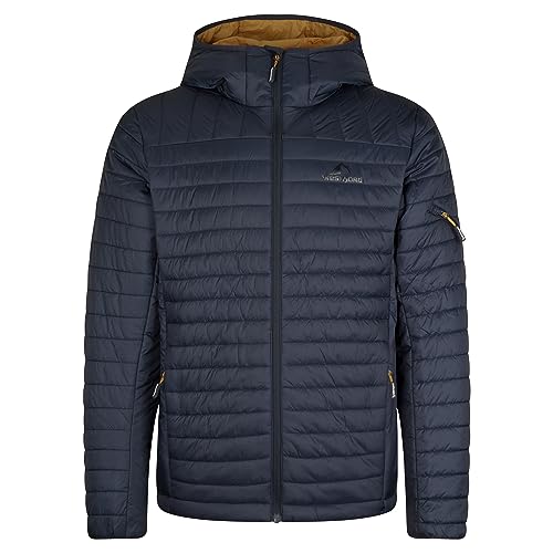 Westfjord leichte wattierte Steppjacke für Männer HEKLA, Marineblau/Bronze, Größe 4XL von Westfjord