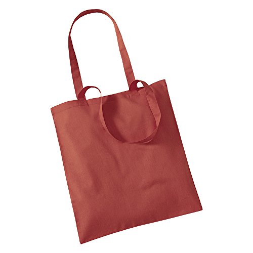 Westford Mill Bag for Life - Long Handles, Größe:38 x 42 cm, Farbe:Orange Rust von Westford Mill