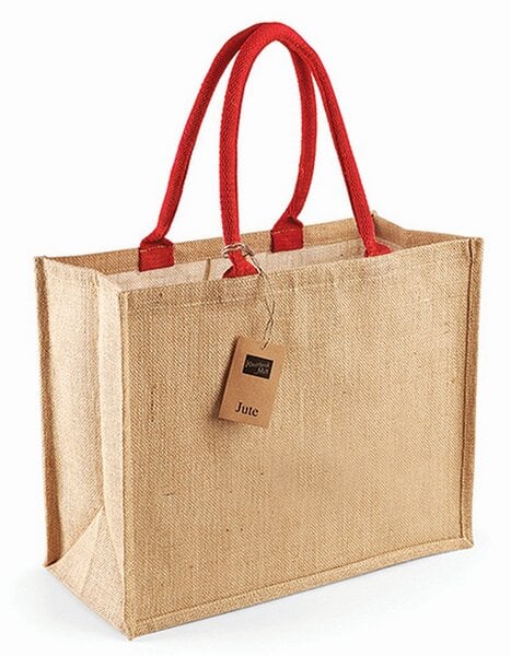 Westford Mill Jute Classic Shopper Tragetasche Schultertasche von Westford Mill