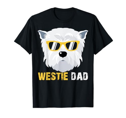 Westie Dad Shirts für Hundebesitzer Vatertag T-Shirt Herren T-Shirt Westie Dad Shirts für Hundebesitzer Vatertag T-Shirt Herren T-Shirt von Westie Dad Shirts For Dog Owner Tee Shirt