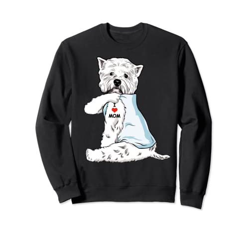 Ich liebe Mama Tattoo Westie Mama Hundeliebhaber Frauen Sweatshirt Ich liebe Mama Tattoo Westie Mama Hundeliebhaber Frauen Sweatshirt von Westie Dog Mom Tattoo Mothers Day Gifts