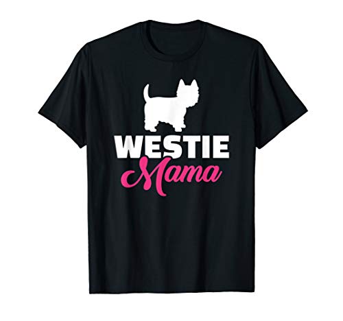 Westie Mama T-Shirt von Westie Geschenke