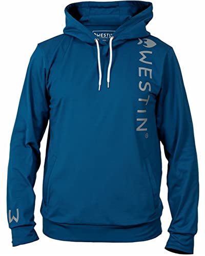 Westin Tech Hoodie Patrol blau - Angelpullover mit Kapuze, Größe:XXL von Westin
