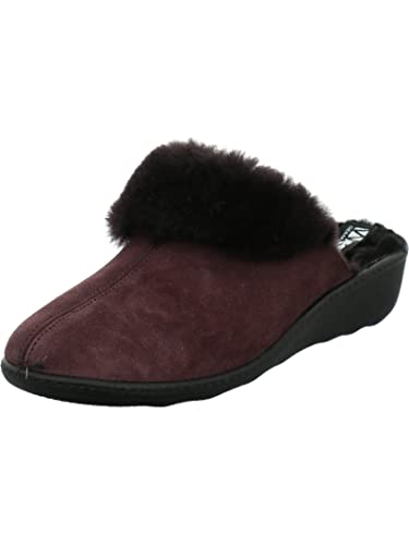 Westland Damen Pantoffeln Avignon 306, Frauen Hausschuhe,Weite F (Normal),hofschuh,pantine,treter,finken,schlapen,Rot (aubergine),40 EU / 6.5 UK von Westland