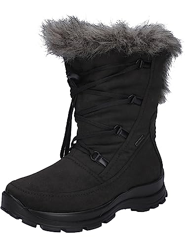 Westland Damen Snowboots Grenoble 02,Weite G (Normal),Wechselfußbett,wasserdicht,halbstiefel,Kurzstiefel,schwarz,44 EU / 9.5 UK von Westland