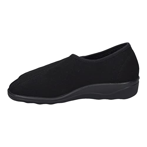 Westland Damen Pantoffeln Nice 105, Frauen Hausschuhe,Weite H (Weit),House-Slipper,patschen,schlapfen,Indoor,daheim,schwarz,41 EU / 7 UK von Westland