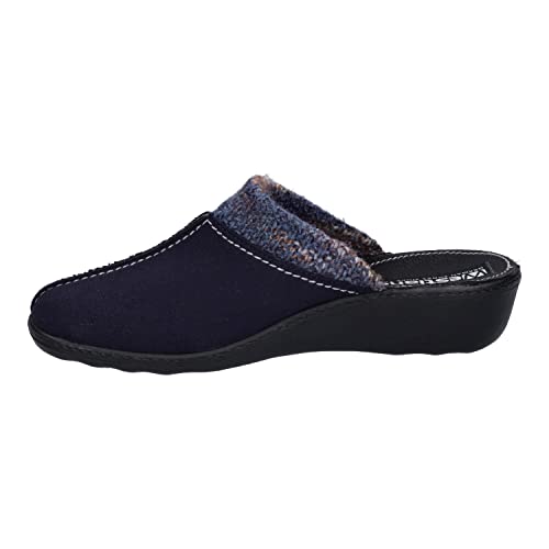 Westland Damen Clogs Avignon 308, Frauen Slipper,Weite F (Normal),Plateau-Sohle,Schlupfschuhe,schluepfschuhe,dunkelblau-Kombi,36 EU / 3 UK von Westland