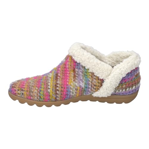 Westland Damen Pantoffeln Cadiz 03,Weite G (Normal),Wechselfußbett,finken,schlapen,Home-Slipper,House-Slipper,Indoor,Rosa (pink-Multi),41 EU / 7 UK von Westland