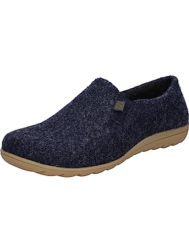 Westland Damen Pantoffeln Cadiz 08,Weite G (Normal),Wechselfußbett,Filz-Pantoffeln,kuschelig warm,Herbst,Winter,Slides,Blau (Jeans),36 EU / 3 UK von Westland