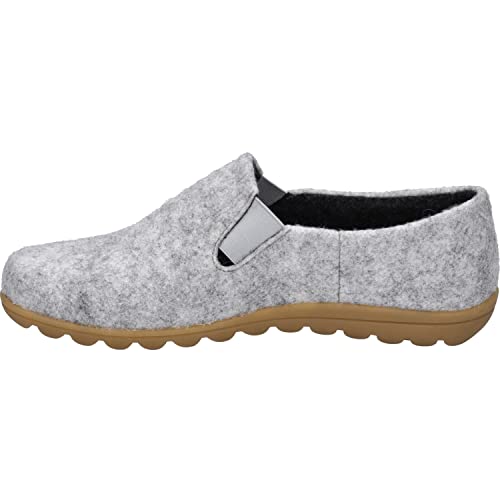 Westland Damen Pantoffeln Cadiz 08,Weite G (Normal),Wechselfußbett,Home-Slipper,House-Slipper,schlapfen,drinnen,Indoor,hellgrau,40 EU / 6.5 UK von Westland