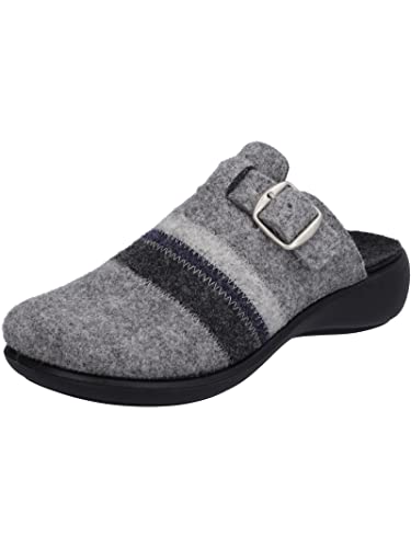 Westland Damen Pantoffeln Korsika 347,Weite G 1/2 (Normal),Wechselfußbett,Backless Slipper,Gartenschuhe,Pantoletten,grau-Multi,38 EU / 5 UK von Westland