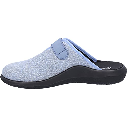 Westland Damen Pantoffeln Roubaix 01,Weite G (Normal),Wechselfußbett,Home-Slipper,House-Slipper,patschen,schlapfen,Blau (SkyBlue),38 EU / 5 UK von Westland